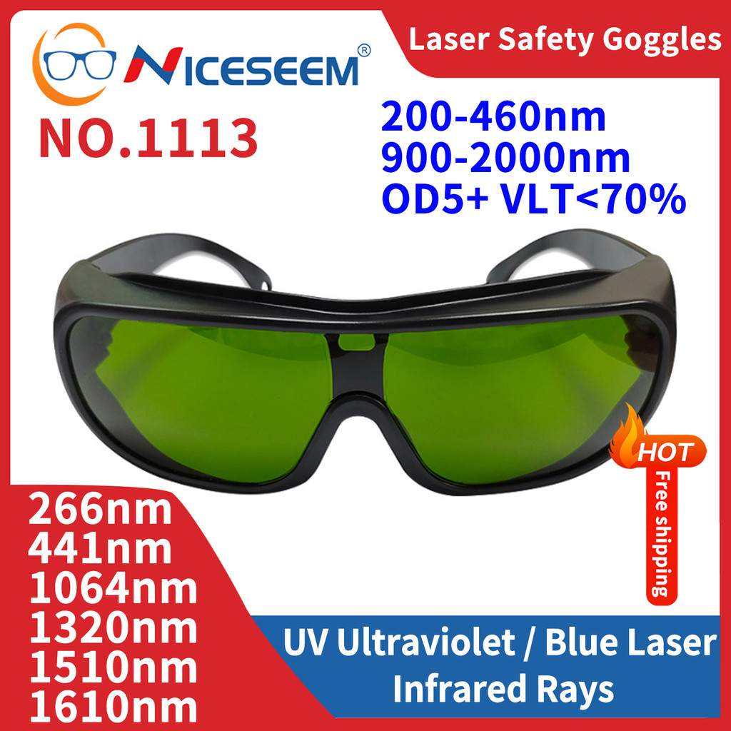 Protective Glasses Lazer Safety Lenses 532 755 1064nm Certified Nd Yag IPL LED Fpv Dental Epilation