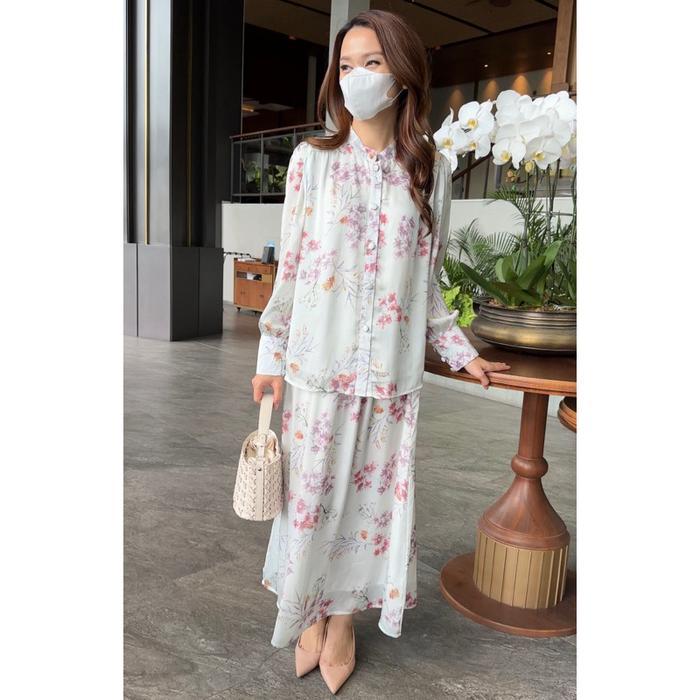 TERLARIS HAKANA Safia SET - Set lengan panjang wanita READY STOCK