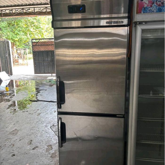 Uprigh chiller 2 pintu berjaya mesin ori