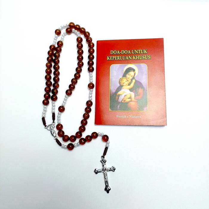 Paket Buku Doa Saku + Rosario / Buku Doa Katolik / Buku Doa Saku/Souvenir Rosario Katolik