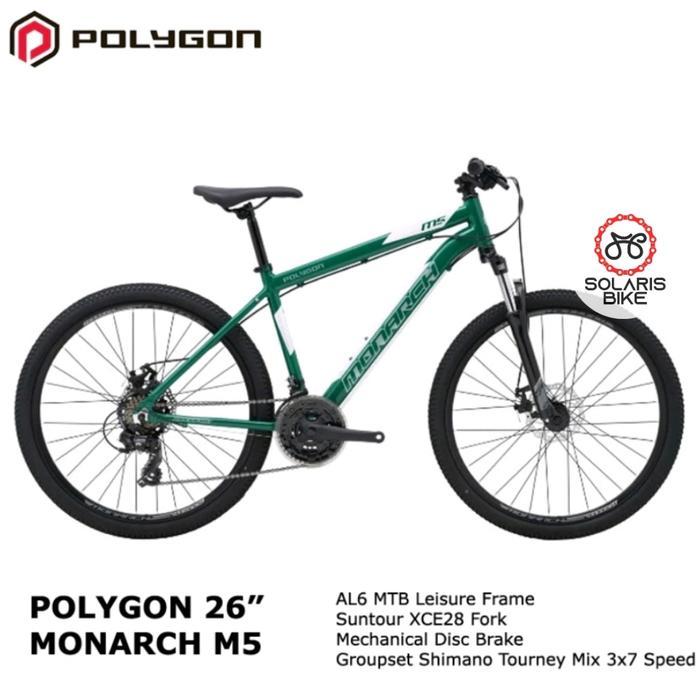 SEPEDA MTB POLYGON 26"MONARCH 5 - green White