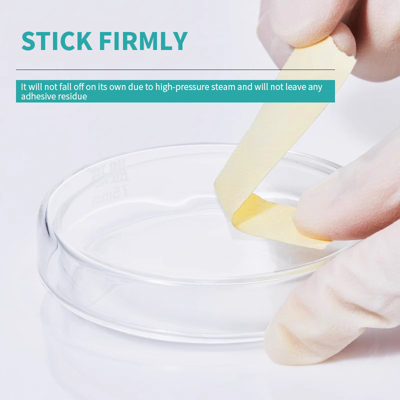 50mRoll Dental Sterilization Indicator Tape Medical Autoclave Card Steam Indicator Tape Dentistry