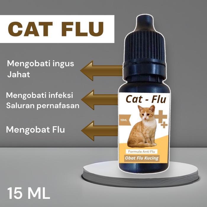 Cat Flu Obat Flu Kucing Formula Anti Flu 15Ml Antibiotik Kucing