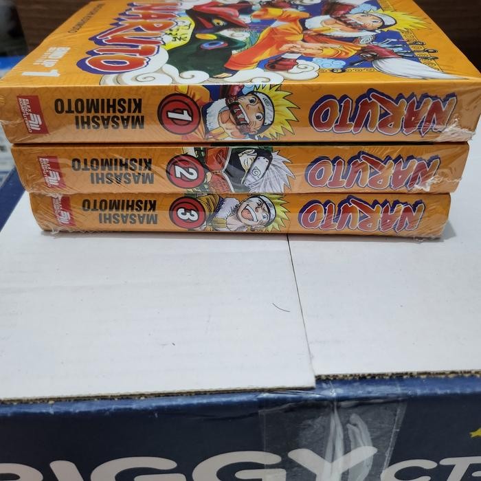 Komik Naruto Edisi Bind Up Set Vol 1-3 Segel Ori Bahasa Indonesia