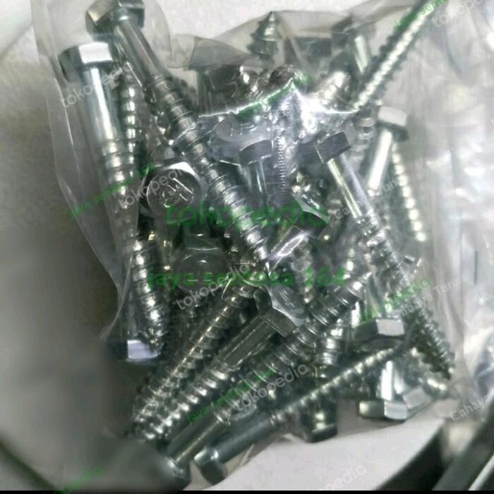 STOK TERBATAS  SKRUP FISHER S10 PANJANG 3 INCH ( 7.5CM ) ISI 50 TERJANGKAU