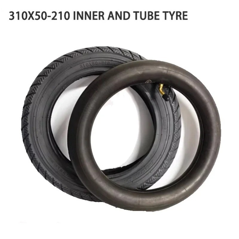 12 Inch 310X50-210 Tube Tire For Etwow Electric Scooter Baby Carriage Replacement Wear-resistant Ele