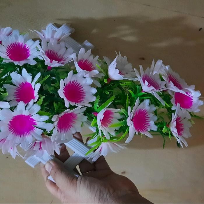 Bunga hiasan bunga gantung plastik bunga juntai plastik