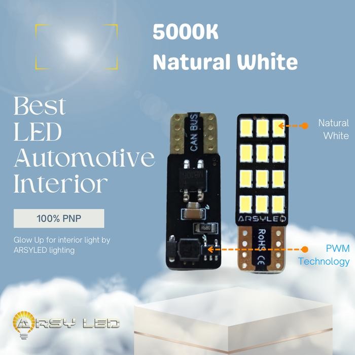 Ossram Fag - Paket Isi 2 Lampu Led Kabin Plafon Mobil Mobilio Brv Mobilio