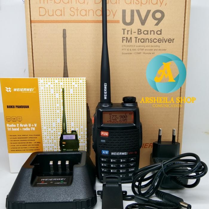 Ht weierwei uv9r 3 band original murah
