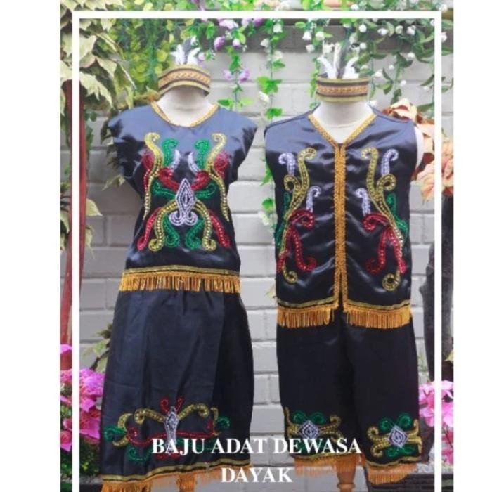 PAKAIAN ADAT KALIMANTAN/DAYAK (DEWASA)