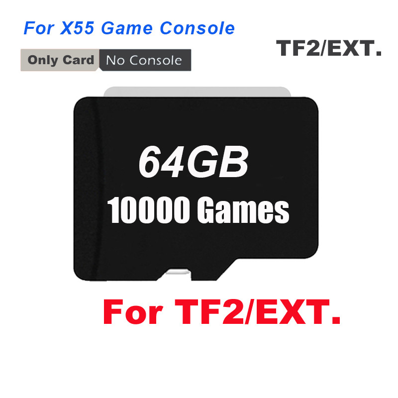 SD Card for POWKIDDY X55 5.5 INCH Handheld Game Console Open-Source Retro Console memory card for X5
