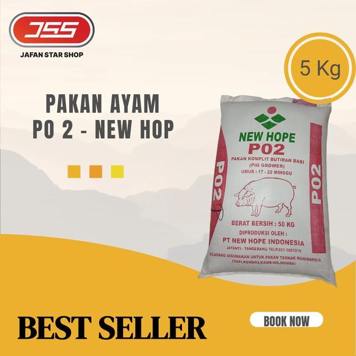 PO 2 New Hope Pakan Babi Pur Ayam Untuk Anak Ayam Bangkok (5 kg)