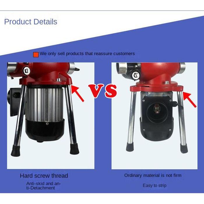 Electric Drain Cleaner Machine Mesin Pembersih Pipa Air Mampet