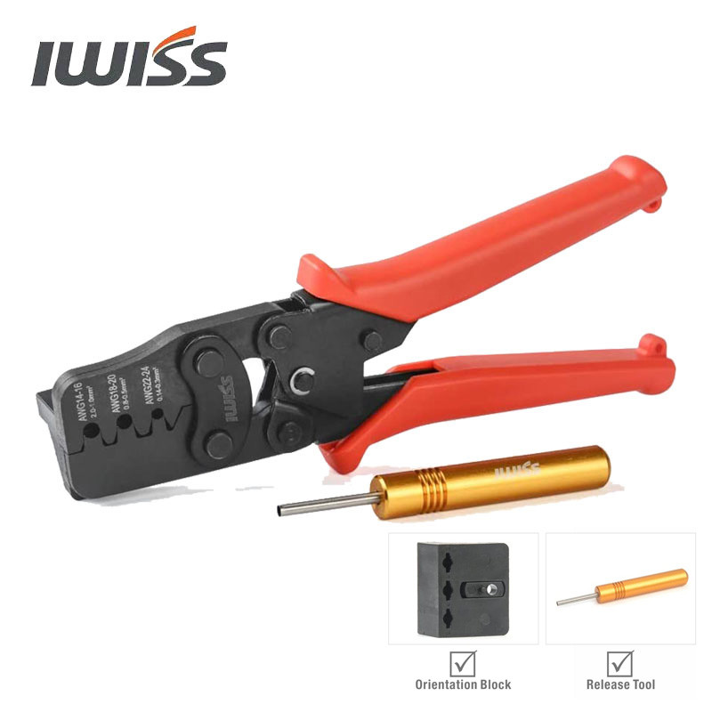IWISS IWS-1424BN Weather Pack Crimp Tool for AWG 24-14 Crimping