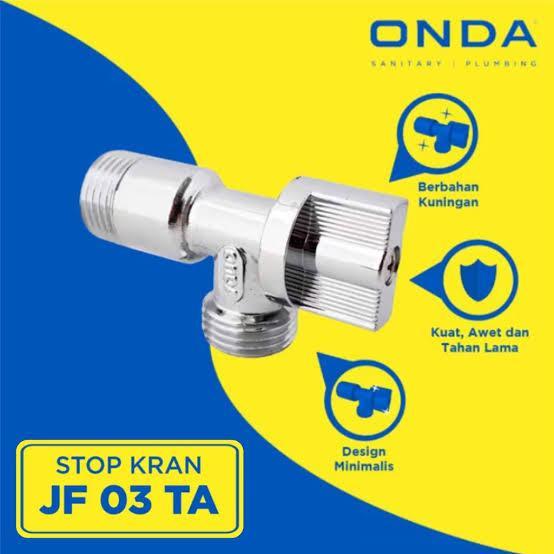 Onda Plumbing - Stop Kran Shower Onda/Keran Kloset/Closet Wc/Bidet/Tanam/Tee Jf 03 Ta