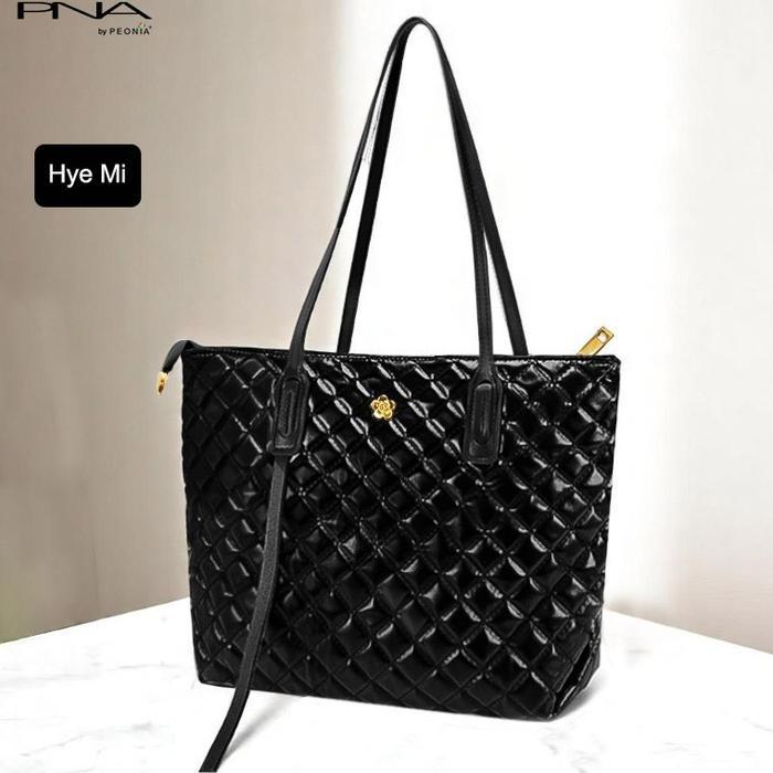 Palomino Bags - Tote Bag Tas Besar Korea Wanita Resleting Model Korea Terbaru Selempang Bahu Kantor