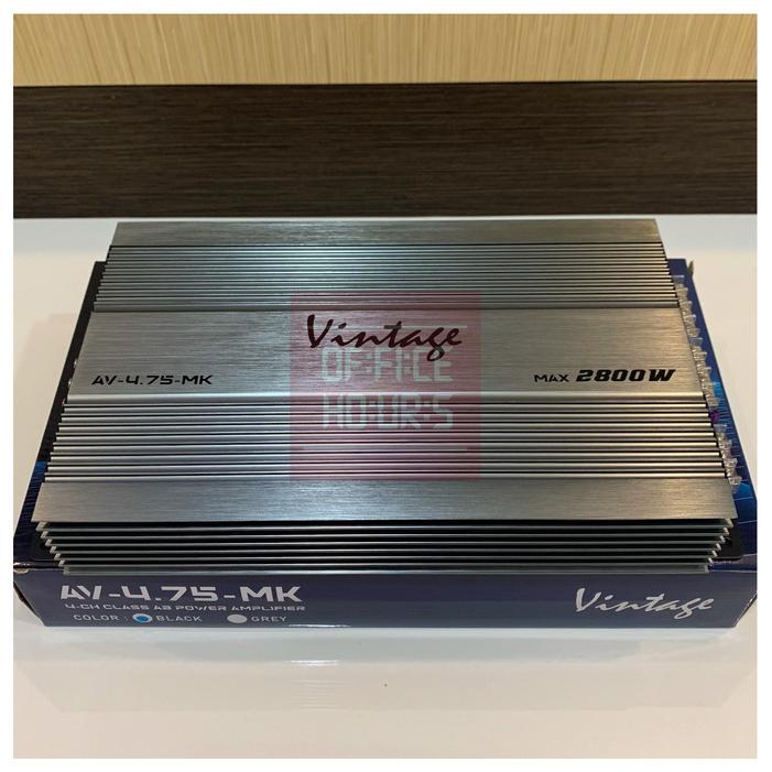 Power Amplifier 4 Channel Vintage Av-4.75-Mk By Lm Audio