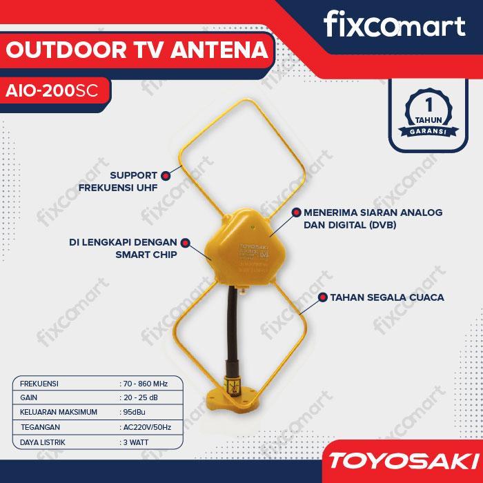 Antena TV Digital Toyosaki AIO-200