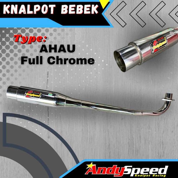 Knalpot All Bebek Blade Jupiter Revo Model Ahau Merk Andy Speed