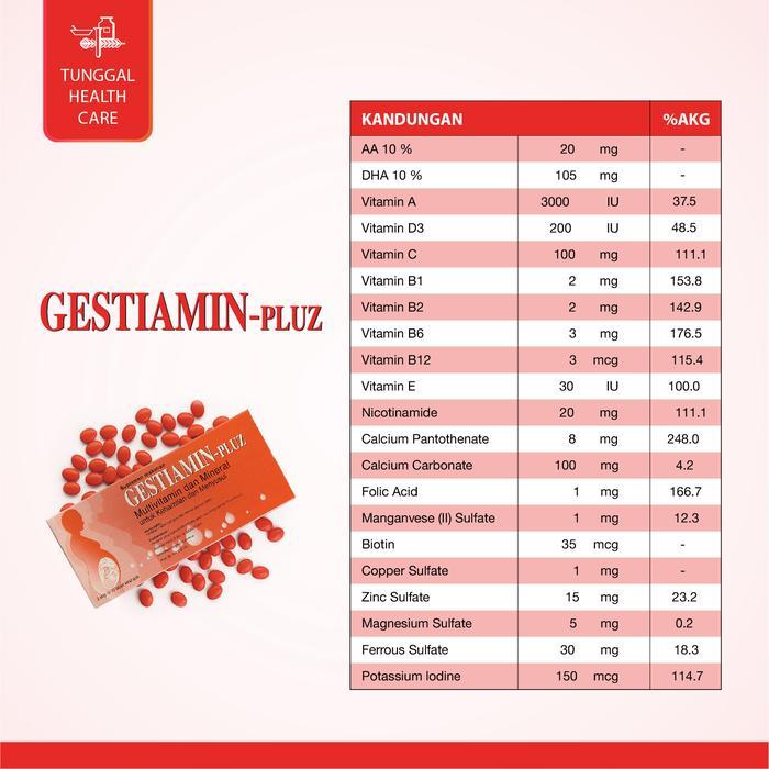 SS- Gestiamin Pluz - Multivitamin Keluarga Penting Ibu Hamil & Menyusui