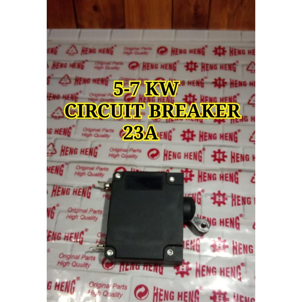 5-7Kw Mcb Circuit Braker 23A Genset Bensin 5000 6000 7000 Watt Terlaris