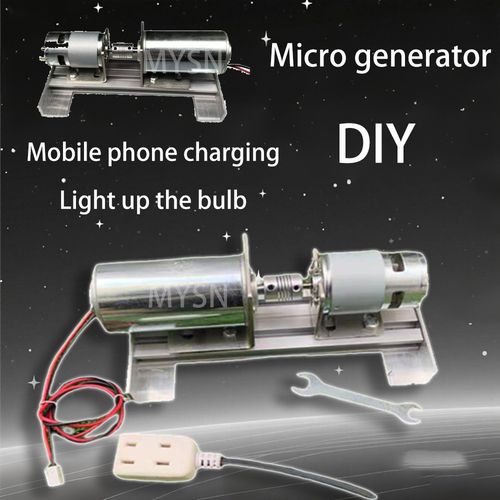 Ce Certified Micro Silent Generator 220V Double Bearing Portable Generator Set Permanent Magnet Dc