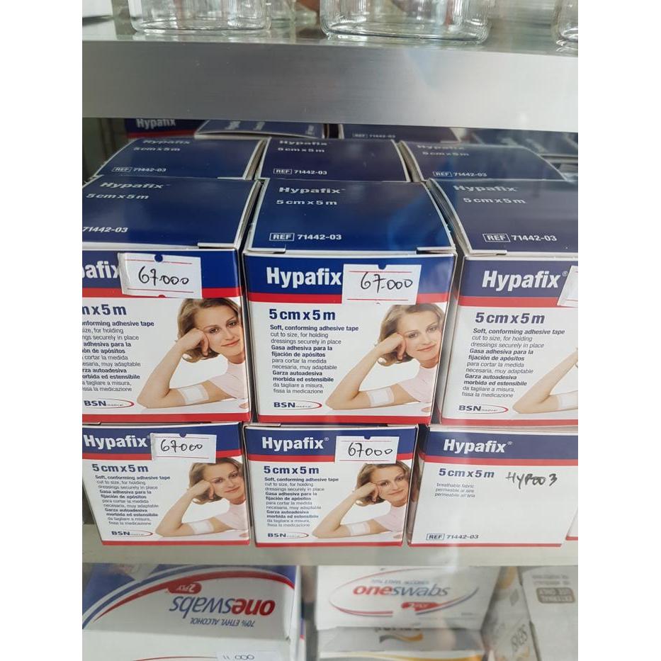Sedia Hypafix 5 cm x 5 M perban putih plester