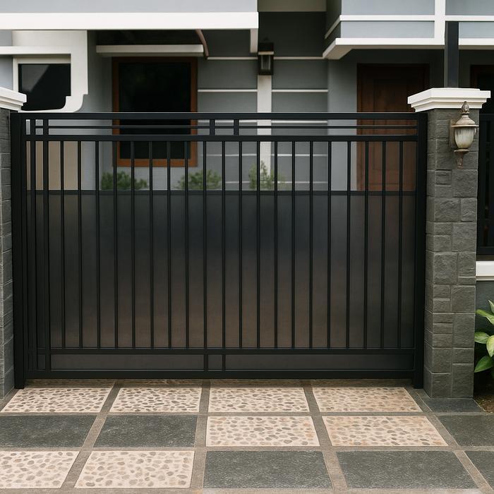 Safetr- Fiber Pagar / Plat Plastik Penutup Pagar / Fiber Plastik Minimalis