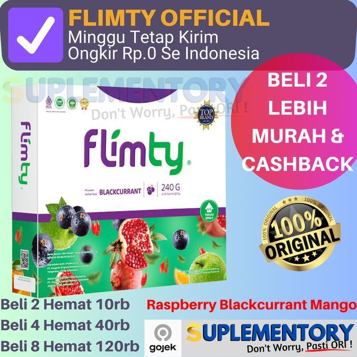 Filmty Fiber Flymty Flimti Flimtea Flinty Flim Tea Mangga Rasberry #Gratisongkir