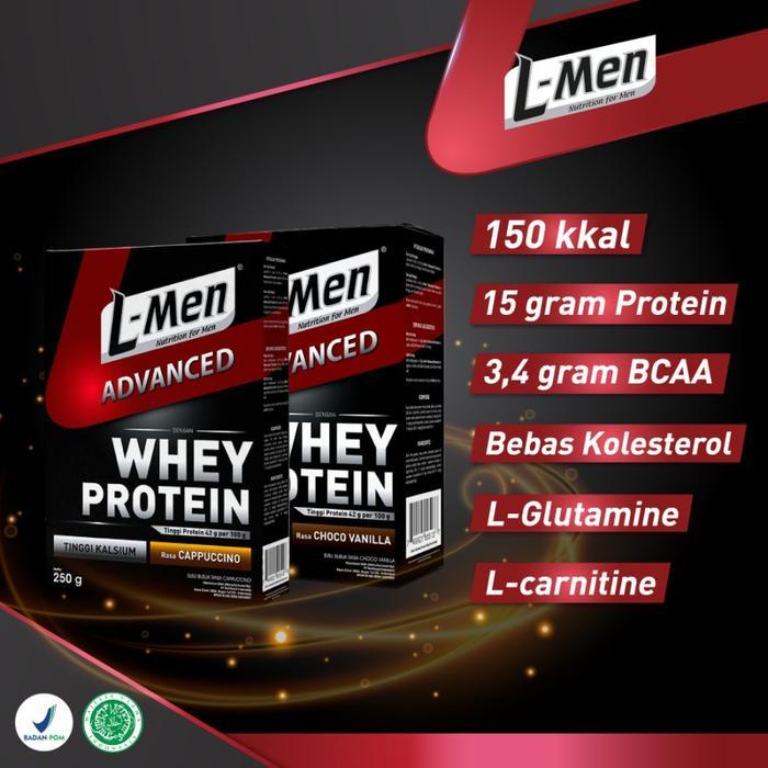 L-Men Advanced Whey Protein - Suplemen Susu Tinggi Protein Lmen #Gratisongkir