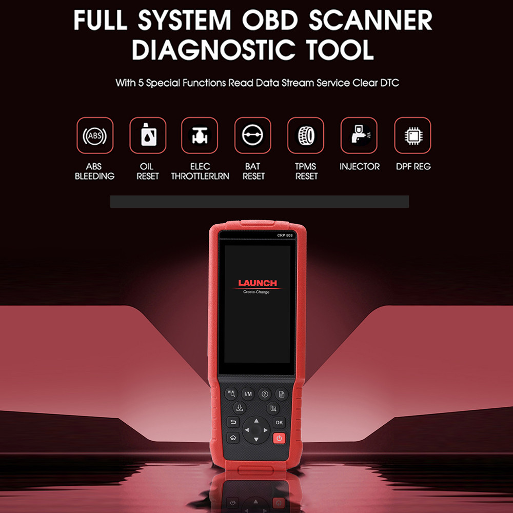 Launch X431 CRP808 CRP 808 Full System OBD2 Diagnostic Tool Read and