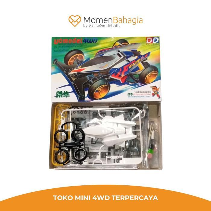 Tamiya Mini 4wd Merek DD/WD Ruize Dyna Hawk G - Chassis Super 1 - DD/WD Ruize Dyna Hawk G