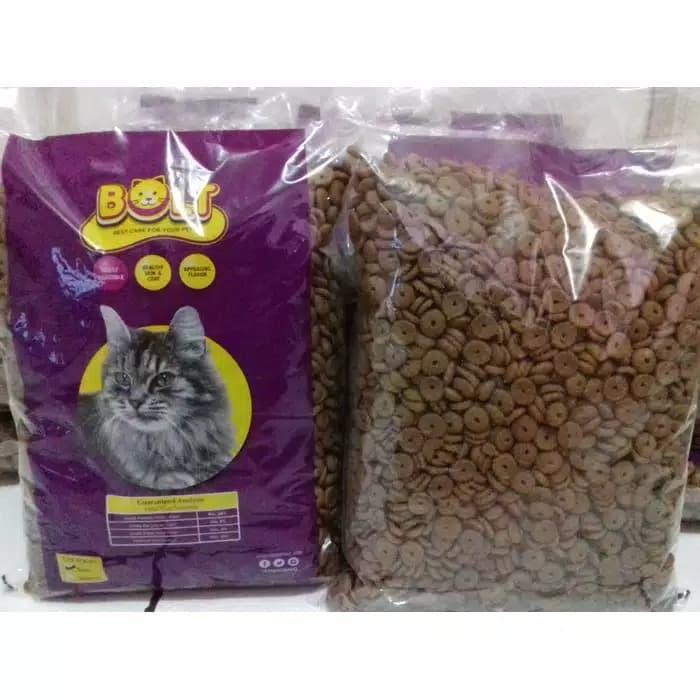 Makanan Kucing / Pakan Kucing BOLT Repack 800gr