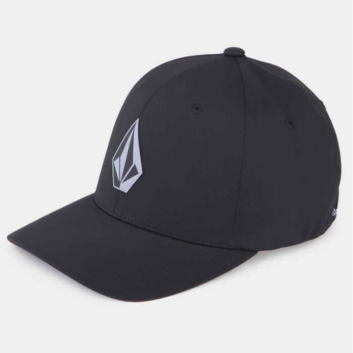 Virlokina- Volcom Topi Stone Tech Delta Cap Black New Original 100% Terbaru 