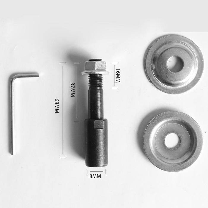 8-12mm Paket Konektor Sambungan As Dinamo 775 Ke Gerinda Adaptor
