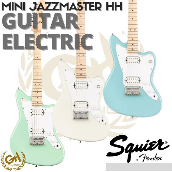 Squier Mini Jazzmaster HH Electric Guitar Gitar Elektrik