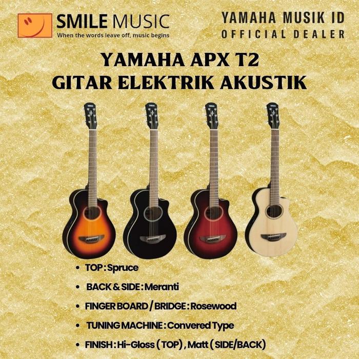 Yamaha APX T2 Gitar Akustik Elektrik / APXT2 / APX-T2