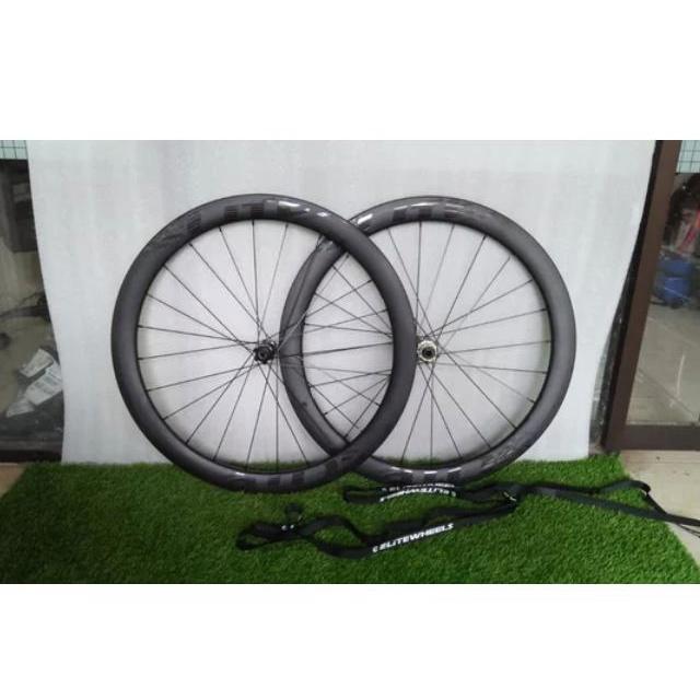 TERBARU WHEELSET Carbon DISC BRAKE MEREK ELITE 700C