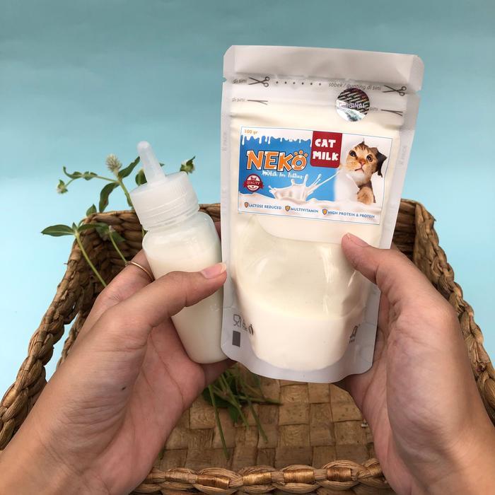Terbaru Susu Kucing + Dot Kucing Silikon Paket Bundle Susu + Dot Kitten Bayi Baru Lahir Hingga