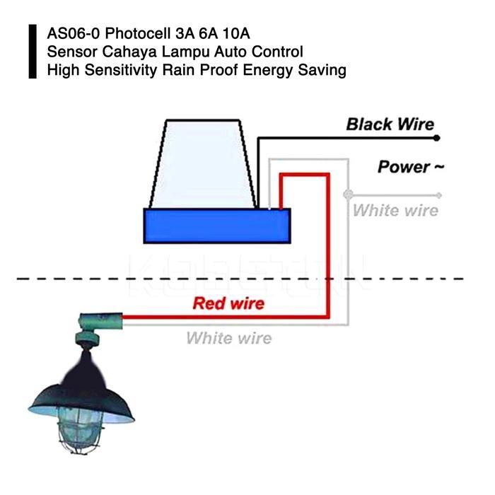 Photocell Fotosel Sensor Cahaya Lampu Led Saklar Otomatis Siang Malam