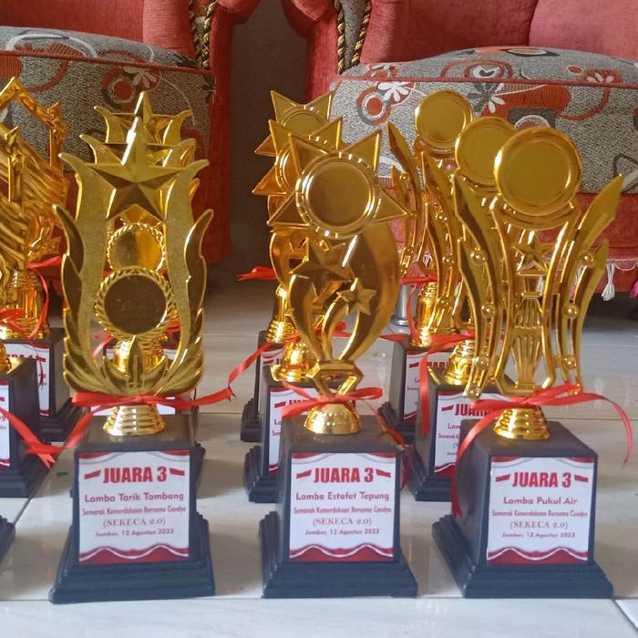 Piala Set Mini Juara 123 Piala Juara 123 Piala Set Kejuaraan Piala 123 Mini Piala Set Seng Mini