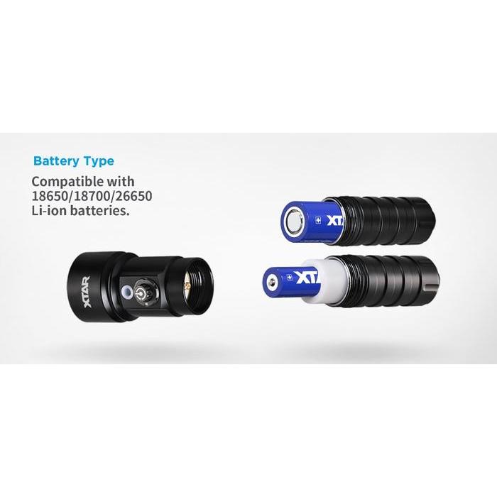 XTAR WHALE D26 1100 LM COOL LIGHT, FULL SET