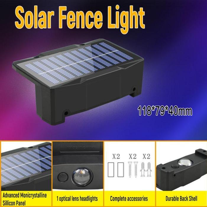 Best Seller Vinnatsu Lampu Tenaga Surya Lampu Dinding Teras Hias Lampu Tenaga Surya Dinding Outdoor