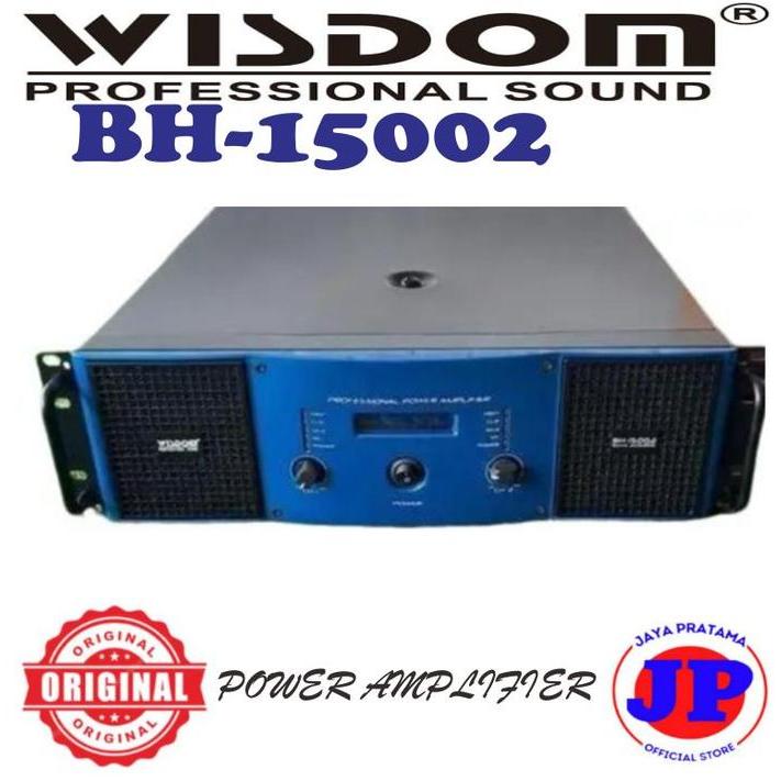 Wisdom BH15002 Power Amplifier Original Garansi Resmi BH-15002