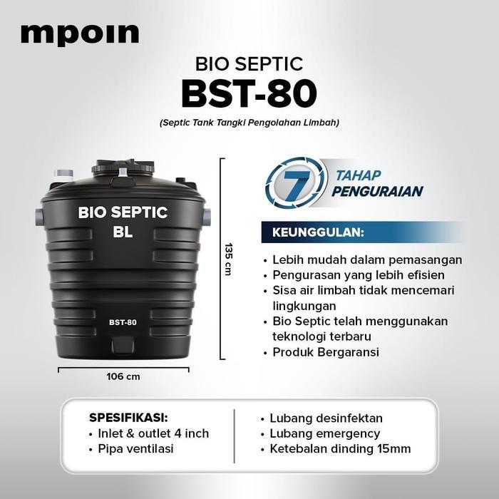Septic Tank Mpoin Bio Septic BST-80 | Septik tank