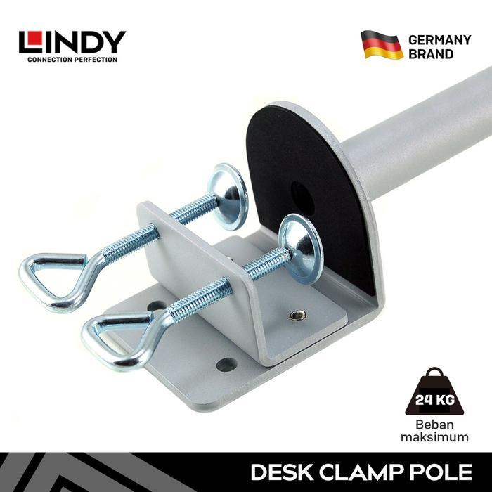 READYY Lindy Tiang Bracket Monitor 70Cm Stand Pole Desk Clamp Model Jepit Komplit Bracket Tv Monitor