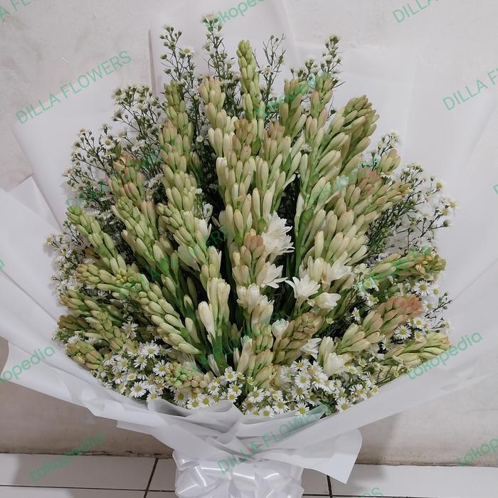 Terlaris Buket Bunga Sedap Malam Fresh Dan Asli