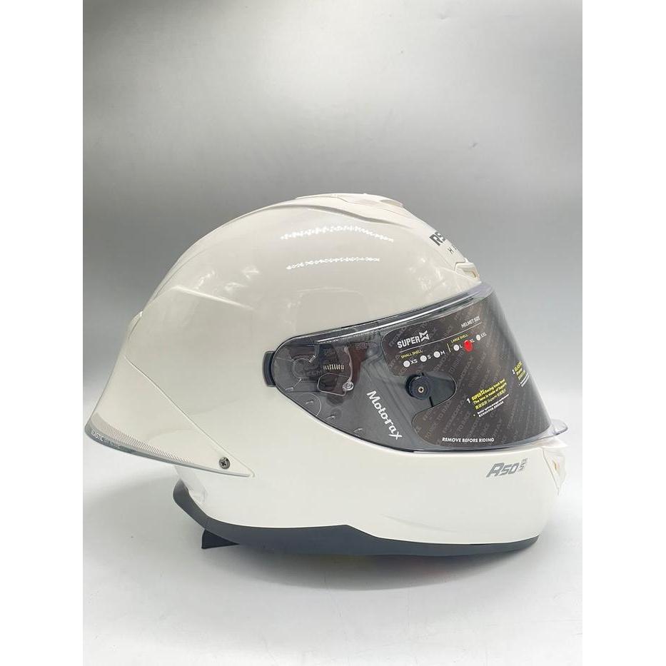 Helm  MotoRax  Italy R50s - White , XL
