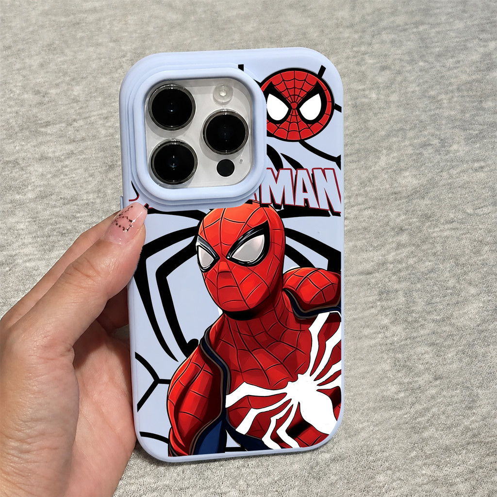 Silikon Cair Spiderman Case Hp Redmi Poco C85 C71 Xiaomi 15T Pro 15 15C Redmi 15C 15Note 14 A5 13X 1