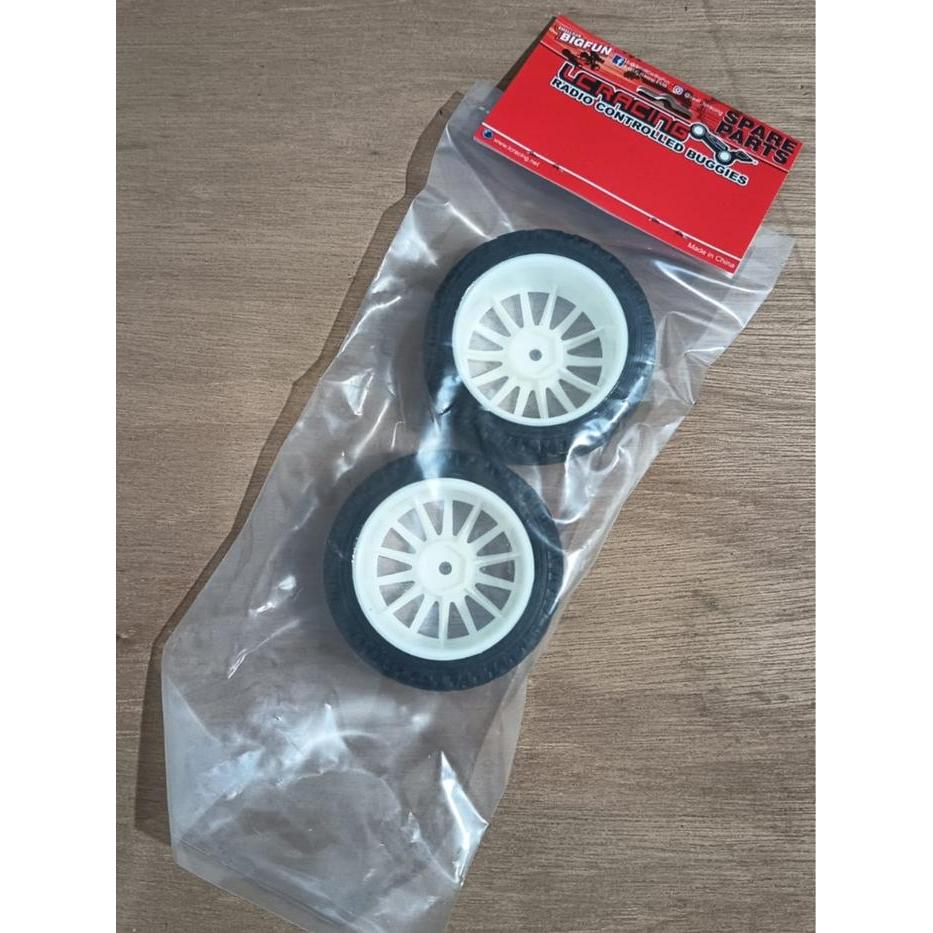 LC Racing C8039 Rally Tire (Pre-mounted, 2 pcs) (For PTG-2, PTG-2R, PTG-2TC)